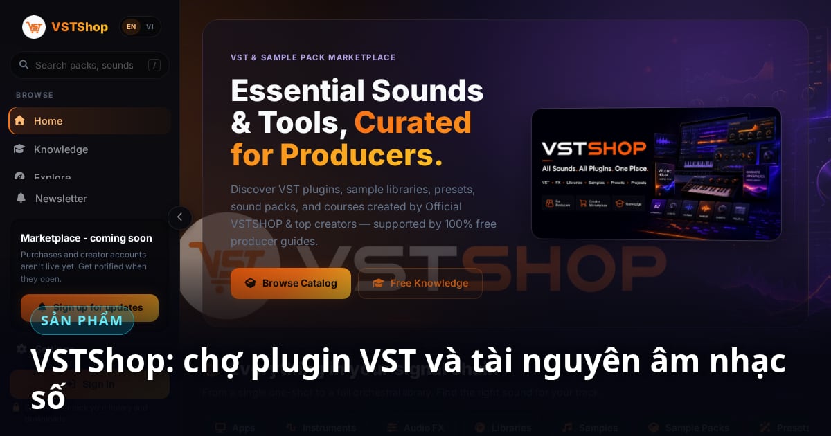 VSTShop: Chợ Plugin VST và Tài Nguyên Âm Nhạc Số